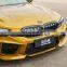For BMW 3 series double slats  glossy  black ABS car grilles G20 G28 Front girlle
