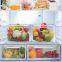 Plastic Clear Storage Bins Pantry Organizer Box Bin Containers for Organizing Kitchen Fridge, Food, Snack Pantry Cabinet, Fruit, Vegetables, Bathroom Supplies