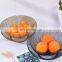 Black Wire Iron Mesh Vegetable Storage Fruit Bowl, Decorative Black Wire Basket