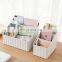 Plastic TV Remote Control Box 4 Compartment Decorative Home Plastic Storage Box