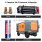 Hengwang HQZ220L crawler mounted mobile mine dth percussion blasting drilling rig