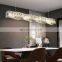 Gold Earrings Linear Stair Long Crystal Chandeliers Ceiling Luxury Pendant Light For Living Room