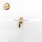 Wholesale cheap gold metal letters alphabet slide buckle charms logo