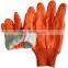 wholesale  Knit Wrist Men's Brown Jersey gloves, cheap working gloves