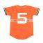 100% Polyester Sublimated Printed Custom Men Sports Button Down Baseball Jersey