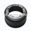 Ductile iron brake drum spare part for motorcycle 50cc