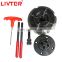 LIVTER 4 Inch Cylindrical Chuck Woodworking Lathe Special Four-Jaw Self-Centering High And Low Claw Inner Round Flat Jaw Chuck