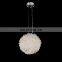 simple modern ball chandelier quartz crystal pendant lamp for home decoration