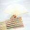 Personalized Wedding Favor Guest Custom Logo Silk Bamboo Folding Hand Fan with Organza Bag