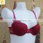 Red Sexy Full Lace Bra,3/4 Push-up Women Bra,ladies Bra