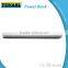 Untla Thin Black Power Bank with 3000mAh capacity LED torch and LED indicator light to show the power left