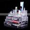 Hot Sale Factory Manufacturing High Quality Acrylic Plastic Drawers Jewelry and Cosmetics Organizer