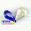 Fancy strass Sapphire Crystal glass rhinestone drop shape,pear shape rhinestone strass for jewel