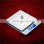 2000g Backlit Display Stainless Steel Digital Pocket Scale