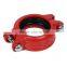 UL FM Ductile Iron Grooved Pipe Fittings 300PSI painted&galavnized&dacromet