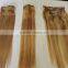 double drawn russian clip in hair extension thick end hair