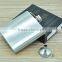6oz Stainless Steel Liquor Wine Flask With Hinged Screw-On Cap DHL Freeshipping