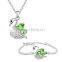 2015 bridal jewelry set silver fashion jewelry set beads fashion jewelry set