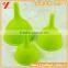Promotion Oil Kitchen Flexible Mini Funnel , Silicone Funnel Oil Foldable