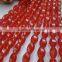 Natural Red Carnelian Beads Gemstones Red Agate Faceted Rice Beads 8*12mm