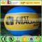 Large event smile face sphere PVC balloon with digital printing