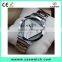 2016 hollow triangular dial watch, custom made stainless steel band watch, silver-toned men women watch, hotfashion metal watch