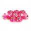 Hot Selling Fimo/Soft Clay Polymer 10 pcs Fushia Color Glass Beads Loose Beads