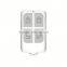 2016 latest Kerui dual network wireless intelligent anti-burglar security alarm system