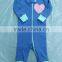 Infant cotton zipper baby zipper jumpsuits tolddlers zipper jumpsuits