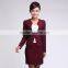 2015 fashion short salon uniforms and workwear