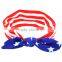 Deshine American Flag Ears Headband Bows For Hair ZX1070