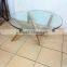 coffee shop leisure tempered glass top coffee table