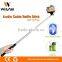 OEM manufacturer headphone jack control selfie stick, cable take pole selfie stick for smartphone, z07-5 plus monopod