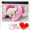 2016 home carton velvet plush heart-shaped cushion