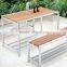Outdoor Patio Table Set With Aluminum Frame