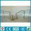 glass indoor straight stairs balustrade railings designs