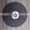 H572 Resin bond 5''inch 125*3*22.2mm black cutting wheel from China cutting disc for metal and stainless steel