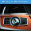 CARLIKE Orange Chrome Metallic Brushed Wrap Adhesive Vinyl Stickers