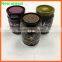 Chinese round tea or coffee metal tin can