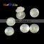 12.5mm(20L) White&Transparent Fashion Resin Buttons Sewing Craft DIY Accessories For Bag Shoe Garment #FLN010