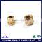 Customized precision brass CNC lathe machining parts