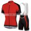 new design contrasted color tight cycling jersey and bib shorts