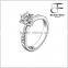 High quality 925 Sterling Silver Womens Classic Solitaire CZ Wedding Engagement Ring
