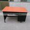 Writing table with metal legs office furniture steel reading table