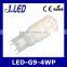 Cheap!!! LED PC body 4W g9 bulb lighting