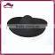 Woman wide brim wool felt hat with rolled brim