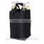 hot sale protective cotton tote canvas 6 bottle wine bag