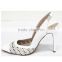 summer breathable pointed toe high heels for ladies