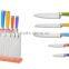 5pcs Kitchen knife color set with arylic