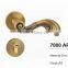 Euro solid tubu lever handles with euro 40-80mm brass cylinder